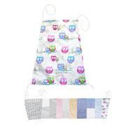 Vizaro - Baby Stroller/Pram Sun Shade/Cover - Pure Premium Cotton - Made in EU - OekoTex - Safe for Babies - C. Little Owls