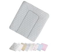 Vizaro - Padded Changing Mat 70x75 cm - Pure Premium Cotton - Made in EU - OekoTex - Safe for Babies - C. Little Stars