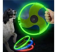 Vizbrite LED Dog Flying Disc, Rechargeable Glow in The Dark Dog Toy, Perfect for Exercise and Fetch Games, Suitable for Medium, Large, Small Dogs