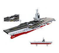 VizBrou Aircraft Carrier Battleship Building Block Set, 1477 PCS Military Battle Ship Cruiser Buidling Bricks Model Toys with Fighter Jets for Adults, Kids, Boys Ages 6+