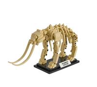 VizBrou Animal Elephants Fossils Building Set, Dinosaur World Skull Building Model Kit, 437PCS Mammoth Dino Skeleton Bone Model Construction Building Toy Set for Boys Kids Adults, Decor