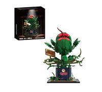VizBrou Audrey II Piranha Plant Flower Building Blocks Set Toys, Little Shop of Horrors Cannibal Building Model Kit, Collectible Gift for TV Fans Adults Children Birthday Christmas Halloween, 838+PCS