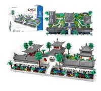 VizBrou Chinese Architecture Building Blocks Set, 4222 PCS Classical Gardens of Suzhou Ancient Famous Mini Bricks Architecture Model Toys, DIY Gifts for Adults, Men, Kids Ages 6+