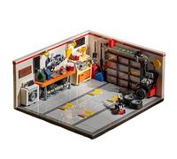 VizBrou City Car Repair Shop Building Set, Auto Garage Architecture Model Toys Retro House Building Blocks for Adults, Boys, Girls 6-14 Years Old, 532 PCS, X5007