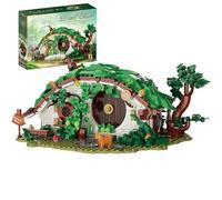 VizBrou Dwarf Cabin House Building Blocks Set, Fantasy Mountain MOC Construction Kit, Dwarven Home Medieval Brick Toy for Kids and Adults, Creative Display Model Gift for Grils Ages 6+, 1088 PCS