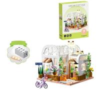 VizBrou Flowers House Building Set, City Plants Flower Store Building Blocks Botanical Collection Street View Shop Gift for Woman, Girls Ages 6+ Years Old,Valentine's Day, Birthday, 640 PCS