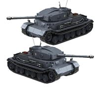 VizBrou German Military Tank Building Blocks Set, Army Light Truck T-70 Construction Kit, WW2 Vehicle Armored Model Toys for History Lovers, Creative Present for Kids Aged 6+, 553 PCS
