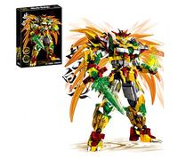 VizBrou Mech Robot Building Sets for Adults, Bai Qi Action Figure Warrior Armed Mecha Model Toys, Chinese Classical Mythology Collection Kit Home Office Decor Gift for Kids Ages 6+, 62063