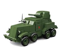 VizBrou Military Vehicle Building Blocks Set, Army Truck Construction Kit, WW2 Soviet Armored Tank Car Model Toys Home Office Decor, Creative Present for Kids Aged 6+, 350 PCS