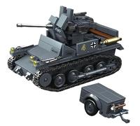 VizBrou Panzer IV Ausf. G Tank Building Blocks Set, WWII German Brummbär Assault Military Vehicle Brick Toys for for Kids & Adults, Collectible Construction Gift for History Fans, 675 PCS