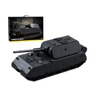 VizBrou Panzer VIII Maus Tank Building Blocks Set, WWII German Army Truck Construction Kit, Assault Military Vehicle Brick Toys for Teens & Adults, Collectible Gift for History Fans, 2418 PCS