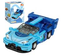 VizBrou Power Pull-Back GT Sports Car Building Blocks Set, 101 PCS Speed Champion Technik Racing Car Model Toys, Supercar Collectible Vehicle Construction Toys for Adults, Boys Aged 6+