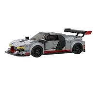 VizBrou Racing Car Building Blocks Set, 394 PCS MOC Technik Racing Supercar Display Model, Speed Champion Sports Car Collectible Vehicle Construction Toys for Adults, Boys Aged 6+