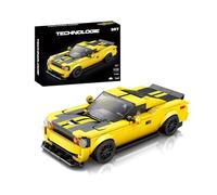 VizBrou Racing Car Speed Champion Building Blocks Set, Dodgee SRT Sports Car Building Model Kit, 336PCS Collectible Super Car Compatible with LG Supercar Model Toys Gift Decor for Adults Kids