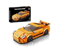 VizBrou Racing Car Speed Champion Building Blocks Set, Porschee 911 GT3 Sports Car Building Model Kit, 338PCS Collectible Super Car Compatible with LG Supercar Model Toys Gift Decor for Adults Kids