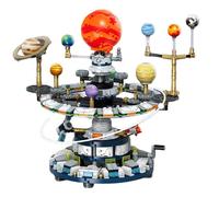 VizBrou Solar System Building Blocks Set, 964 PCS Space Planet Shuttle Exploration Construction Kit, Educational STEM Astronomy Construction Kit with Spacecraft for Kids and Adults Aged 6+