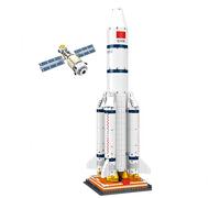 VizBrou Space Shuttle Building Blocks Set, 1403 PCS Exploration STEM Space Rocket Educational Construction Model Toy with Rocket & Launcher for 6-12 Years Old Boys Girls Adults