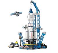 VizBrou Space Shuttle Building Blocks Set, 452 PCS Exploration STEM Space Rocket Educational Construction Model Toys with Rocket & Launcher for 6+ Years Old Boys Girls Adults