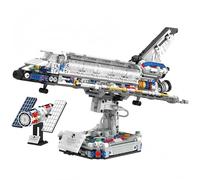 VizBrou Space Shuttle Building Blocks Set for Adults, Exploration Spaceship Construction Toys, 954 PCS Collectible Display Model Kits with Adjustable Stand for Kids, Boys Girls Ages 6+