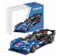 VizBrou Super Sports Car Building Blocks Set, Le Manns Cadillacc Retro Racing Car Building Model Kit, 294PCS Speed and Champion Collectible Super Sports Car, Compatible Model Toys Gift for Adults Kids