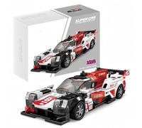 VizBrou Super Sports Car Building Blocks Set, Le Manns GR010 Retro Racing Car Building Model Kit, 305PCS Speed and Champion Collectible Vehicle, Compatible Model Toys Gift for Adults Kids