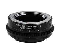 Vizelex Polar Throttle Lens Adapter Compatible with Minolta MD Lenses on Sony E-Mount Cameras - By Fotodiox Pro