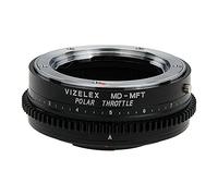 Vizelex Polar Throttle Lens Adapter Compatible with Minolta MD Lenses to Micro Four Thirds Cameras - By Fotodiox Pro