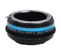 Vizelex Polar Throttle Lens Adapter Compatible with Nikon F-mount G-Type Lenses to Sony E-Mount Cameras - By Fotodiox Pro