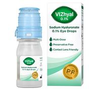 VizHyal - Preservative Free Eye Drops - Sodium Hyaluronate 0.1% - for Treatment of Dry Eyes - 10ml