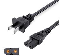 Vizio D/E/M TV Power Cable 2 Pin Replacement for Vizio Soundbar Power Cable