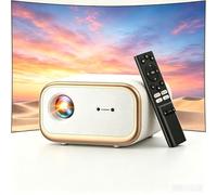 VIZONY FHD 1080P Projector with 4K Support, 800ANSI, 5G WiFi, Bluetooth, Full-Sealed Engine, Electric Focus, 4P4D, PPT, Zoom for Home Movies, Compatible with iOS, Android, PC, TV