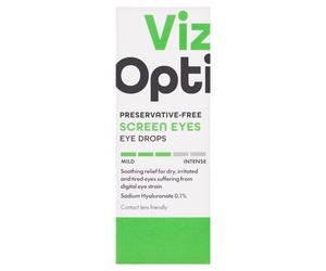 VizOpti Preservative Free Screen Eyes Eye Drops 10ml