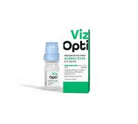 VizOpti Screen Eyes Eye Drops - Relief for Digital Eye Strain | Hydrating & Lubricating Drops with Sodium Hyaluronate, Preservative-Free, Contact Lens Friendly