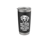 Vizsla My Dog Winks Secret Code Stainless Steel Insulated Tumbler