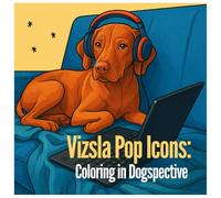 Vizsla Pop Icons: Coloring in Dogspective