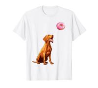 Vizsla Staring At Donut, Funny Vizsla T-Shirt