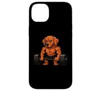 Vizsla Weightlifting Bodybuilder Workout Gym Dog Lover Case for iPhone 14 Plus