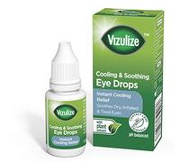 Vizulize Cooling and Soothing Eye Drops 10ml - Instant Cooling Relief, Soothes Dry, Irritated & Tired Eyes
