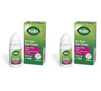 Vizulize Dry Eyes Eye Drops 10ml - Long Lasting Relief, Moisturizes & Soothes Dry Eyes (Pack of 2)