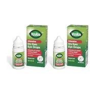Vizulize Intensive Dry Eye Drop 10ml - Intensive & Longer Lasting Relief, Moisturises & Soothes Dry Eyes - 2 Pack
