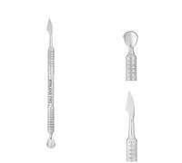 VJ Cuticle Pusher EXPERT 52 Staleks Manicure Pedicure New PE-52/2 ROUNDED CURVED PUSHER + CLEANER Staleks professional for salon use