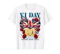 VJ Day 2025 Union Jack 80th Anniversary of Pacific Victor T-Shirt