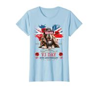 VJ Day 80th Anniversary British Bulldog Mens Idea & VJ Day T-Shirt