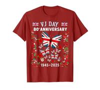 VJ Day 80th Anniversary Outfit Idea For Women VJ Day Flag T-Shirt
