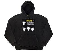 VJ Secret Sleeve Stone Wash Pull Over Hoodie The Beatles Charcoal M