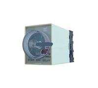 VJEHSKUM ST3 ST3PF AC220V Power Off 5S/10S/30S/60S Delay Timer with Soket Base 8 Pin Time Relay(5S)