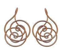 Vjeybv 2Pcs Reiki Energy Spiral Hand Rings, Copper Spiral Palm Hand Ring For Meditation, Handmade Copper Cuffs For Crystal Work, Meditation Gift For Women Men Kids Boys Girls Youth Teens Son Daughter