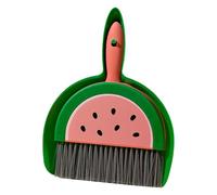 Vjeybv Children's Broom Dustpan Set | Fruit Kids Small Cleaning Brush Set - Cartoon Hand Broom Dustpan Set, Portable Small Dustpan Brush Combo for Car, Desk, Keyboard