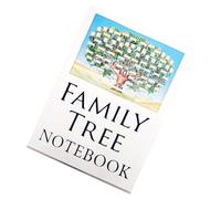 Vjeybv Family Tree Organizer Book - Genealogy Family Tree Notebooks Charts,Genealogy Charts to Fill in Book, Ancestor Family History Record Book for Christmas, Birthday