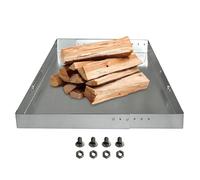 Vjeybv Fireplace Ash Pan | Steel Grate Ash Ember Holder with Screw Pack,Rust-Resistant Home Fire Place Accessories, Adjustable Collection Tool, for Inside Fireplace